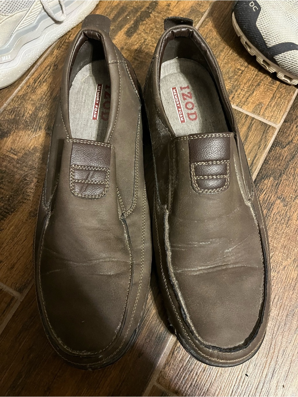 DC Men's Brown Slip-On Loafers